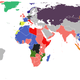 World empires and colonies in 1936